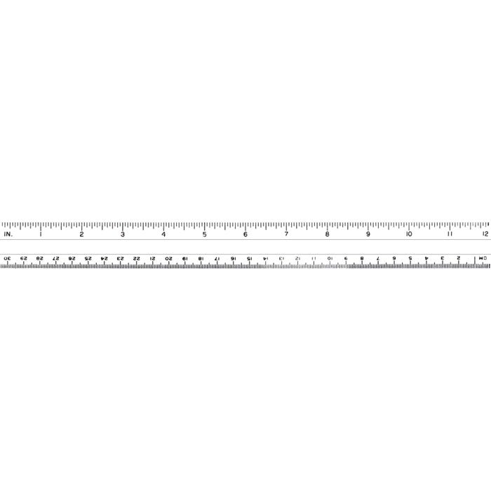 Delta Education Plastic Ruler, Clear, Pack of 30