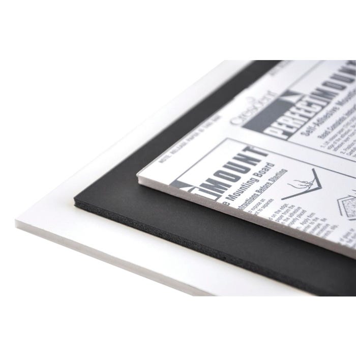 Crescent Perfect Mount Mounting Board, 20 x 24 Inches, Black, Pack of 10