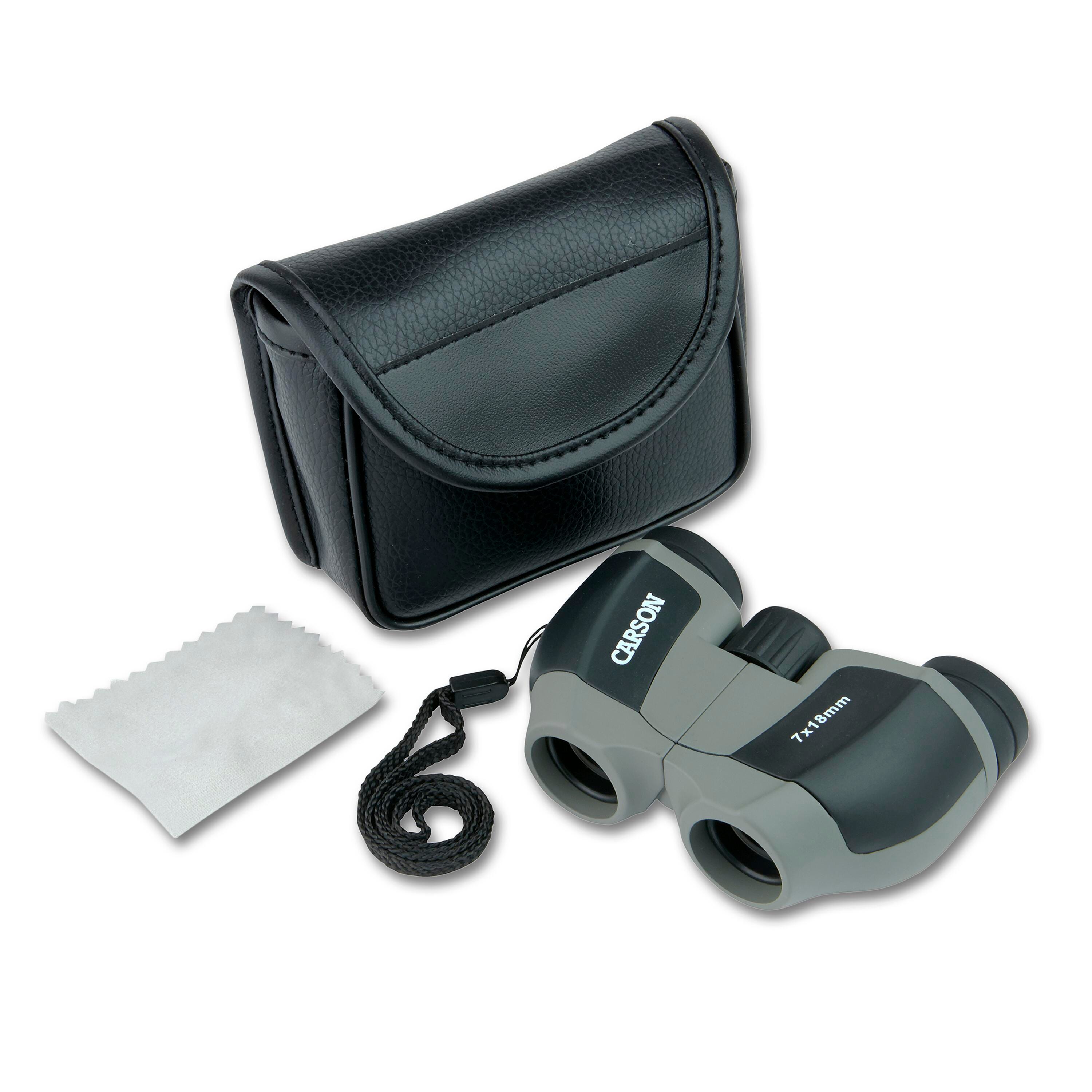 Image for Carson MiniScout Binoculars, 7 x 18mm Compact Porro Prism from School Specialty