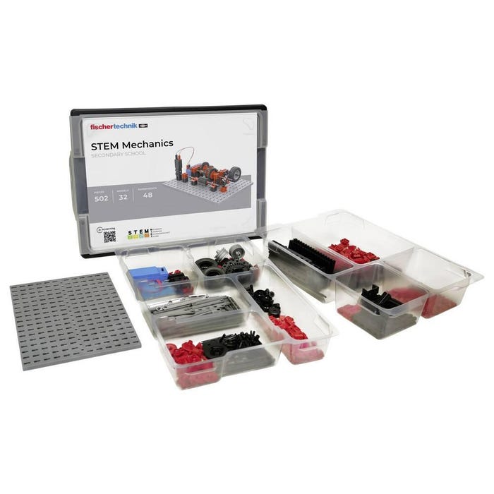 Fischertechnik STEM Mechanics Kit, 502 Pieces