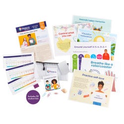 Nasco First Aid Classroom Kit, Student Mental Health for Grades 6 to 12, Set of 30