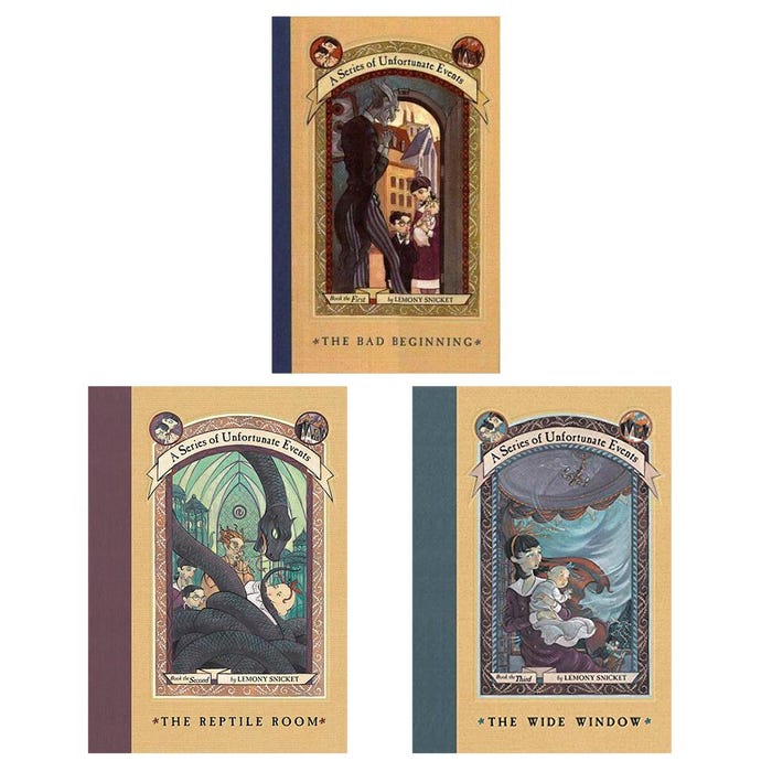 Achieve It! A Series of Unfortunate Events: Variety Book Pack, Grades 4 to 6, Set of 5