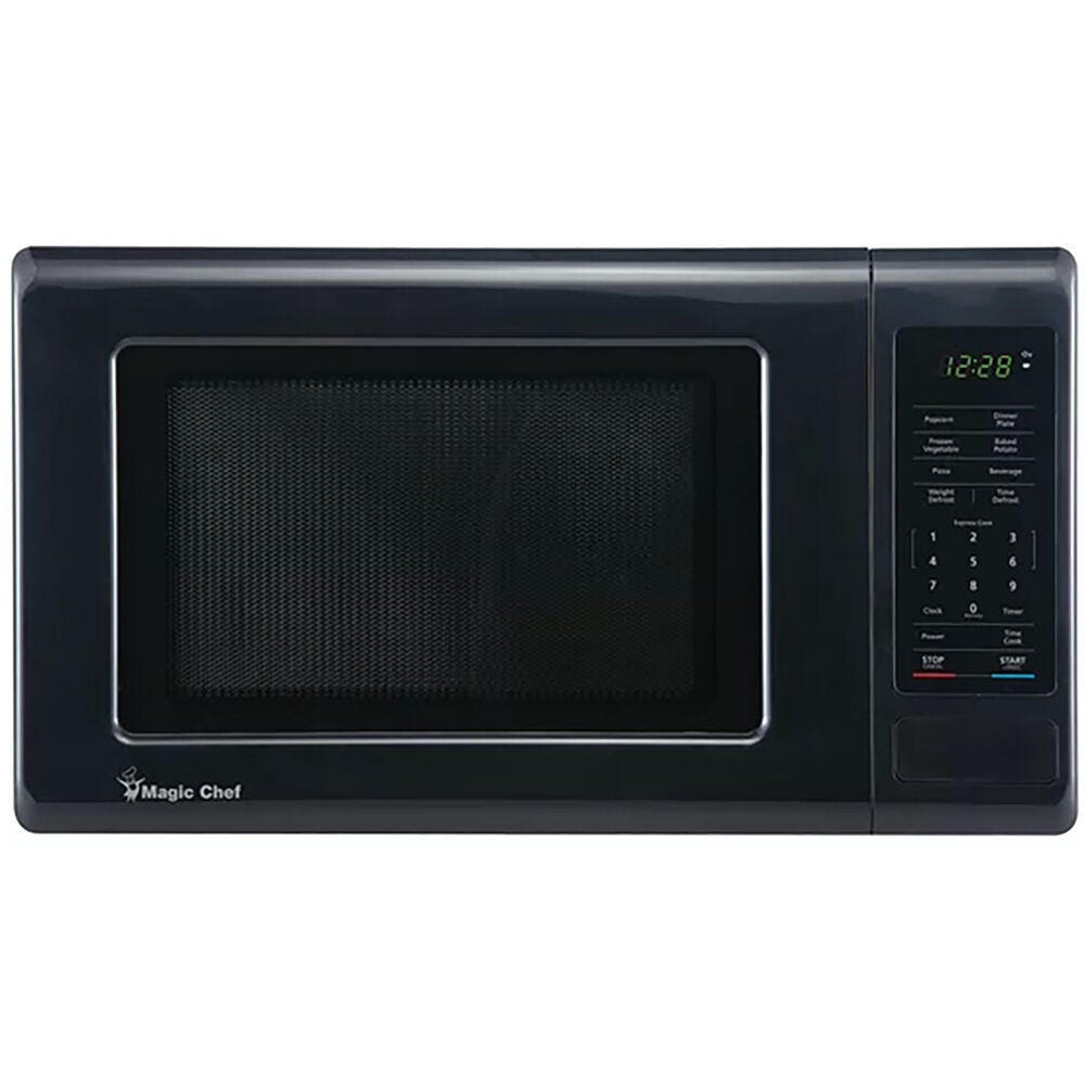 Magic Chef Countertop Microwave, 0.9 Cubic Feet, 900 Watt, Black