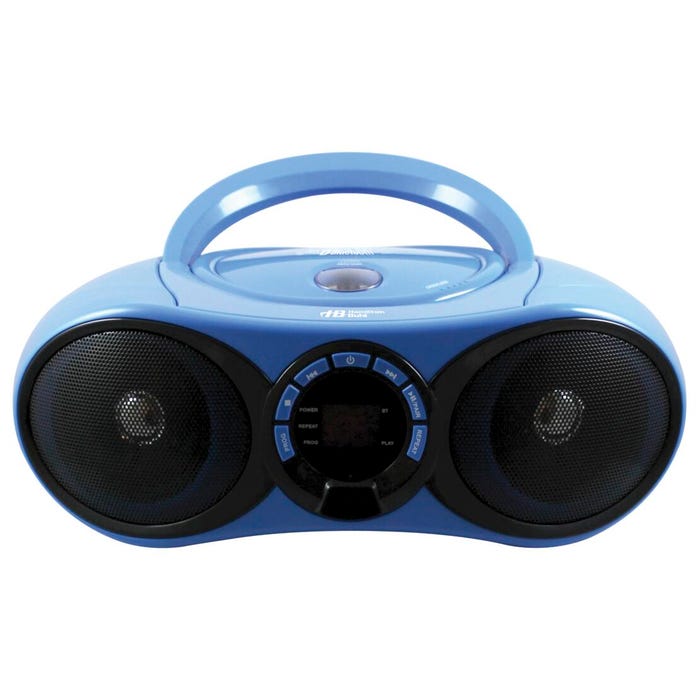 HamiltonBuhl AudioMVP Boombox CD/FM Media Player with Bluetooth Receiver