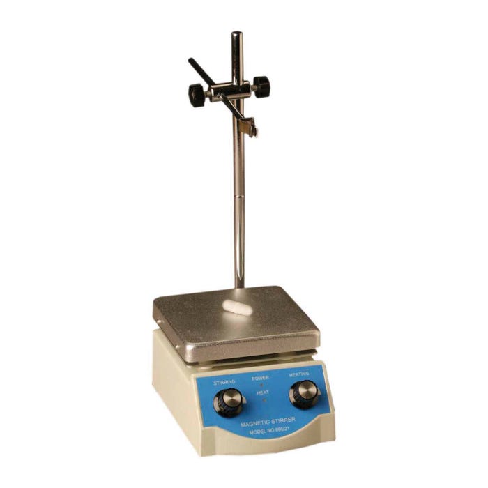 Frey Scientific Magnetic Stirrer with Hot Plate, 7 x 7 Inches