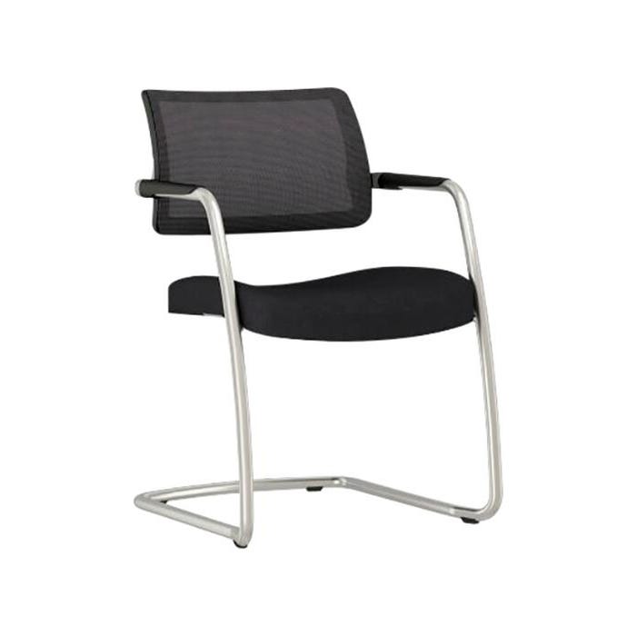 AIS Devens Side Chair, 22-1/2 x 23 x 32-1/2 Inches, Black