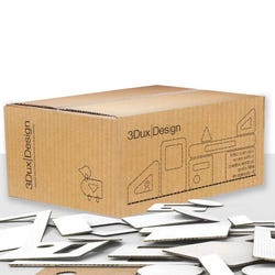 3DuxDesign Cardboard Shape Refills For Classroom 3DuxDesign Connectors