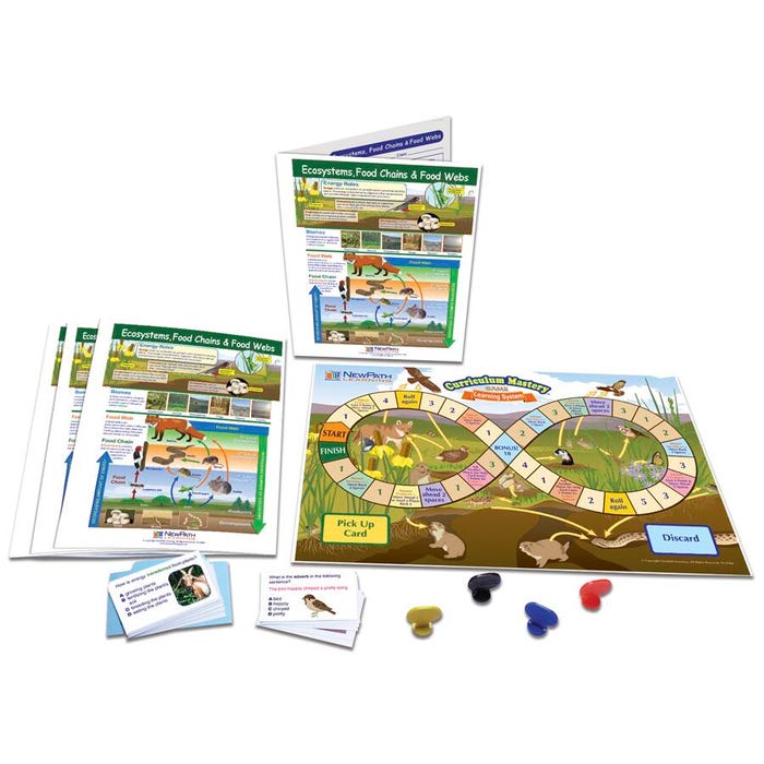 NewPath Learning Ecosytems, Food Webs & Food Chains Learning Center Game, Grades 6 to 10