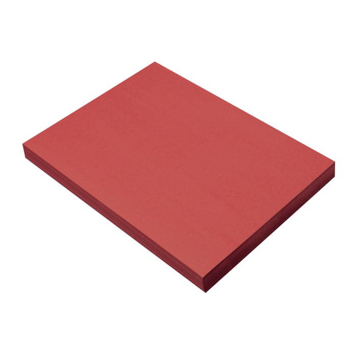 Prang Medium Weight Construction Paper, 9 x 12 Inches, Red, Pack of 100