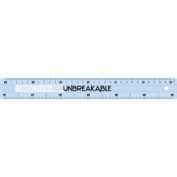 Maped Unbreakable Ruler, 12 Inches, Clear