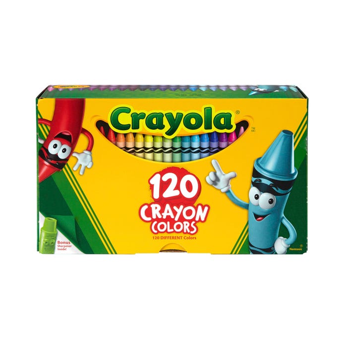 Crayola Crayons, Assorted Colors, Set of 120