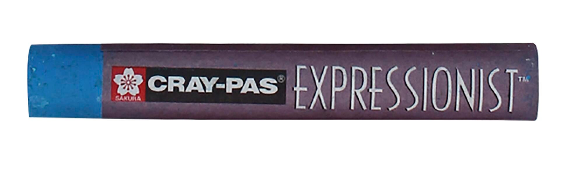 Sakura Cray-Pas Expressionist Non-Toxic Jumbo Oil Pastel, 2-3/4 x 7/16 in, Cerulean Blue, Pack of 12 1394574