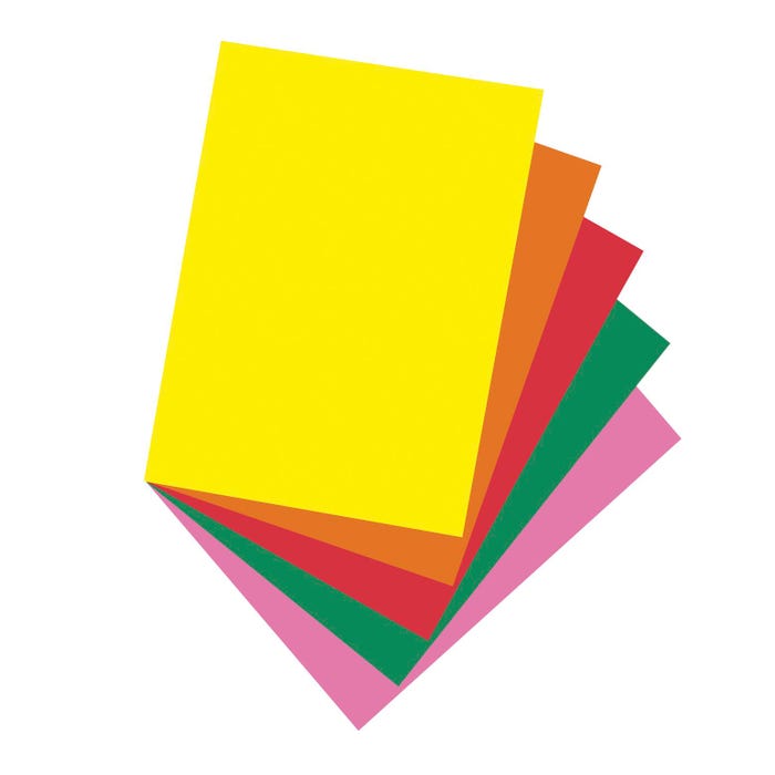 Pacon Multi-Purpose Paper, 8-1/2 x 11 Inches, Bright Colors, Pack of 500