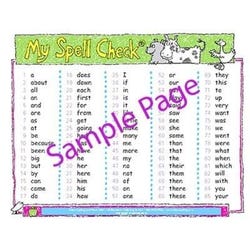 Sitton Spelling Spell Check Cards - Grades K to 2 - Pack of 10 2212260