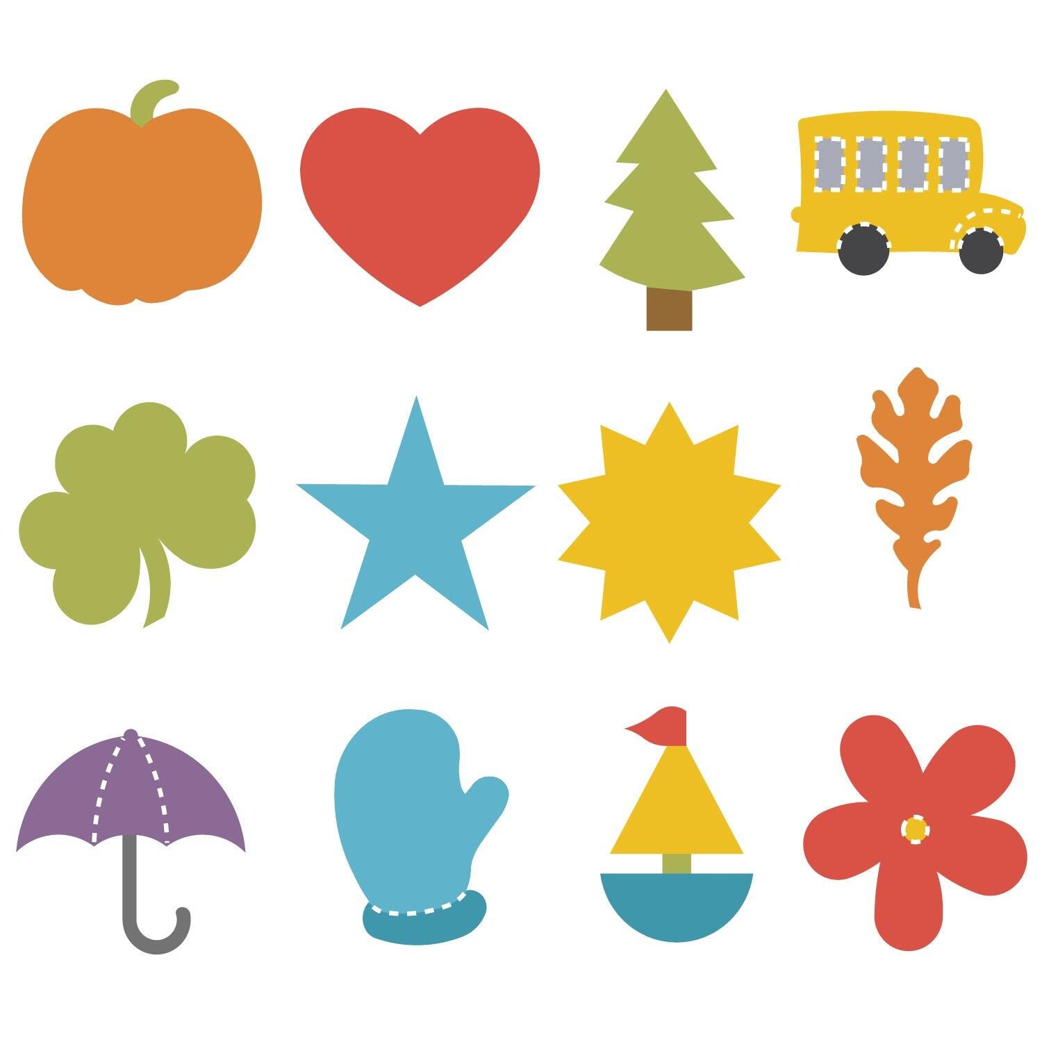 Image for AccuCut Calendar Dies, Mini, Set of 12 from School Specialty