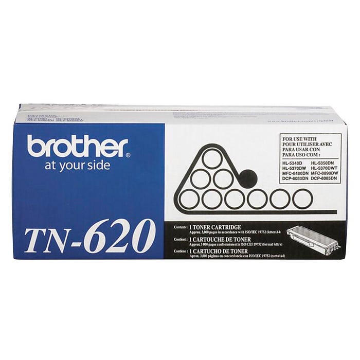 Brother TN620 Ink Toner Cartridge, Black