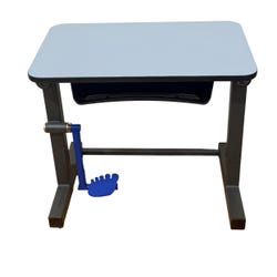 Kidsfit ABC Single Desk with Book Box and Foot Swing