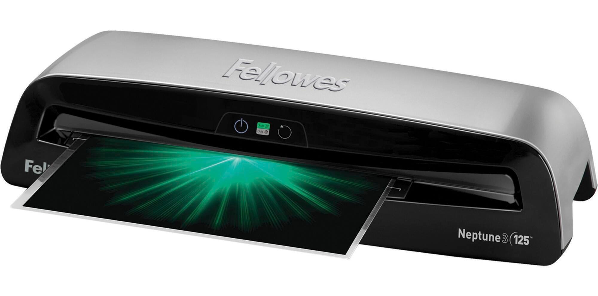 Fellowes Neptune 3 Hot Cool Advanced Laminator, 7 mil Thick Pouch, Item Number 1472840