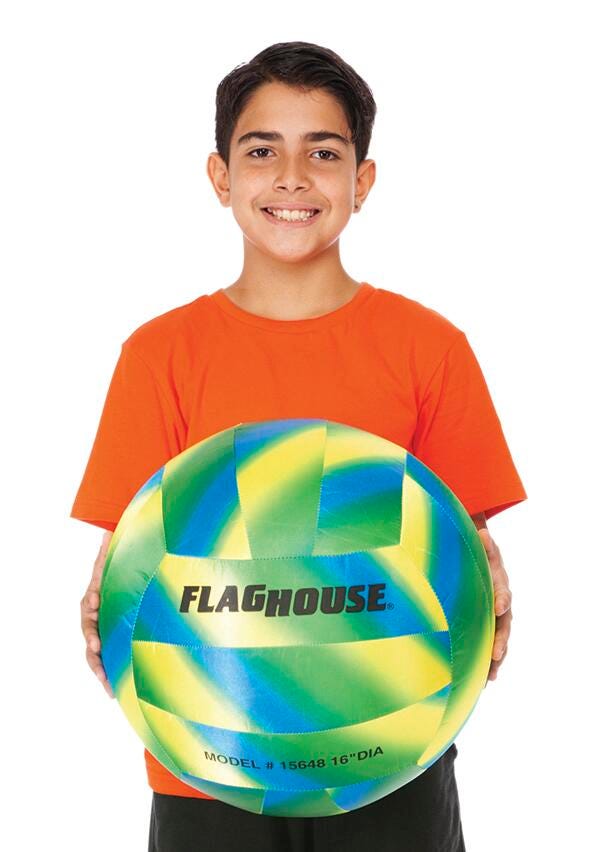 FlagHouse Jumbo Volleyball, Assorted Colors 2119916