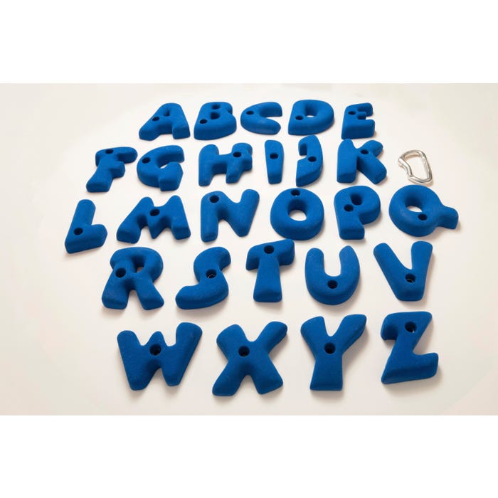 Everlast Groperz Alphabet hand Holds, Set of 26