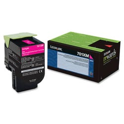 Lexmark Ink Toner Cartridge, 70C1XM0, Magenta