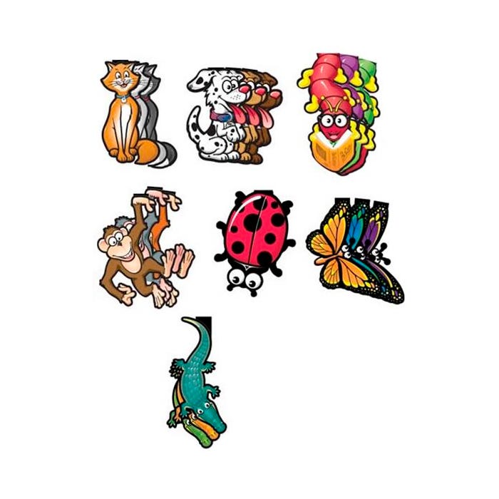 Fun-N-Nuf Fun Assortment Clip-Over-The-Page Bookmark, Plastic, Pack of 36