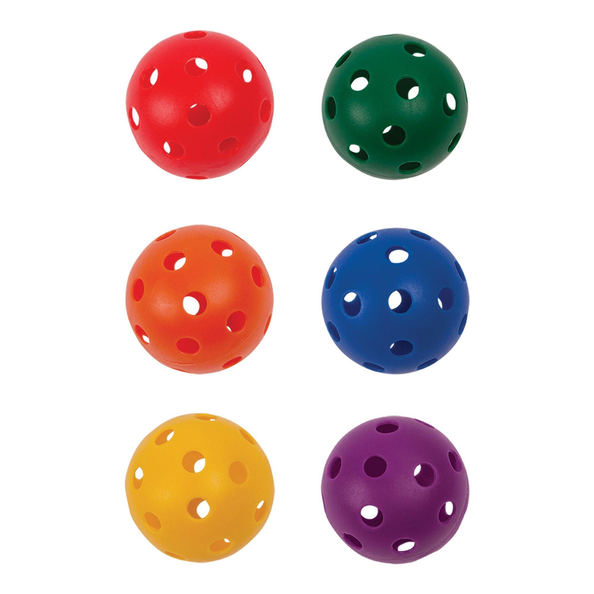 Champion Sports Plastic Softball Set, 6-Color, Set of 6 1503872