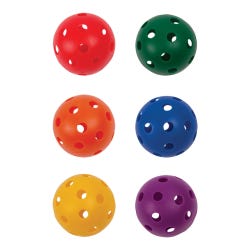 Champion Sports Plastic Softball Set, 6-Color, Set of 6 1503872