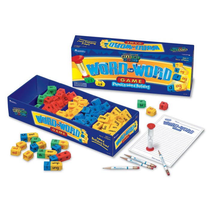 Learning Resources Reading Rods Word For Word Phonics Game