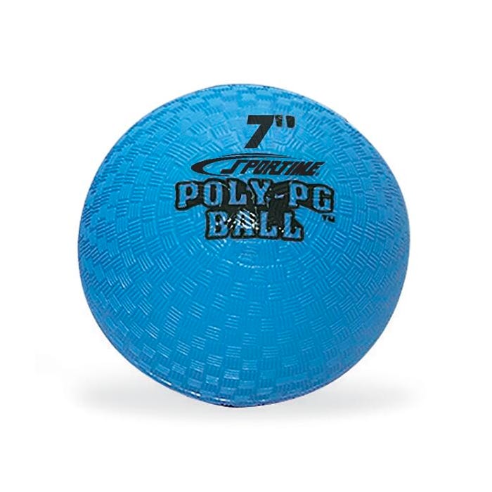 Sportime Poly PG Ball, 7 Inches, Each, Blue