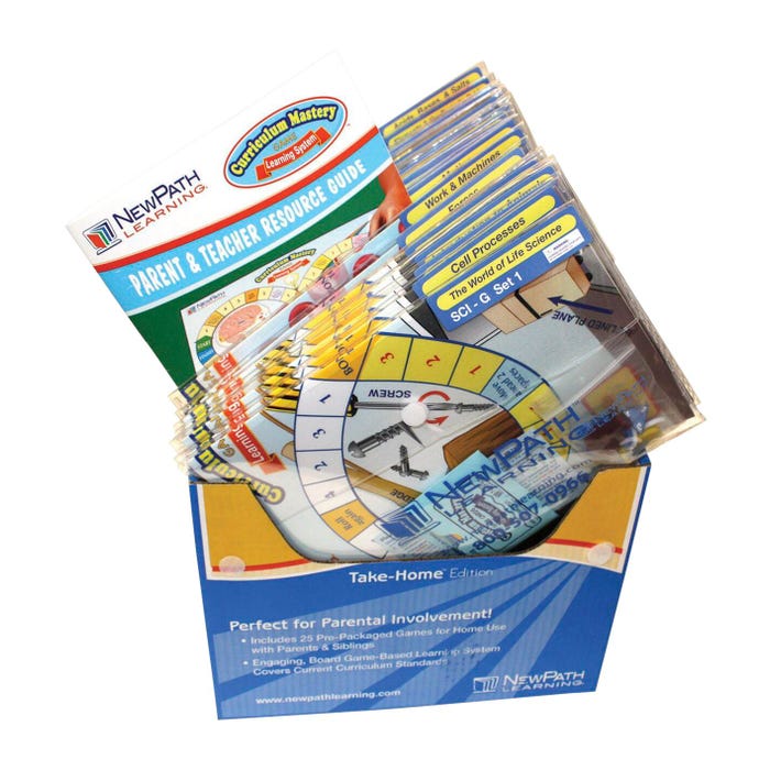 NewPath Learning Science Curriculum Mastery Games Take Home Edition, Grade 4