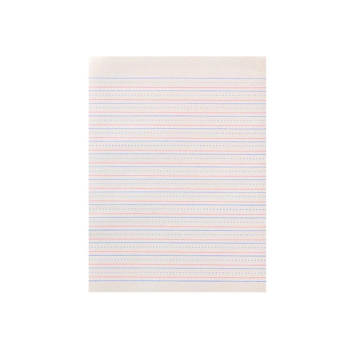 School Smart Zaner-Bloser Paper, 3/8 Inch Ruled, 8 x 10-1/2 Inches, 500 Sheets
