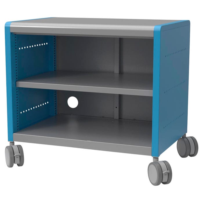 Classroom Select Geode Short Cabinet, Double Wide with Shelf