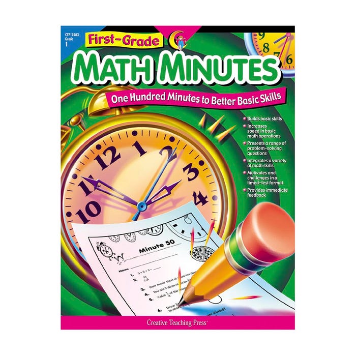 Creative Teaching Press Math Minutes, Grade 1