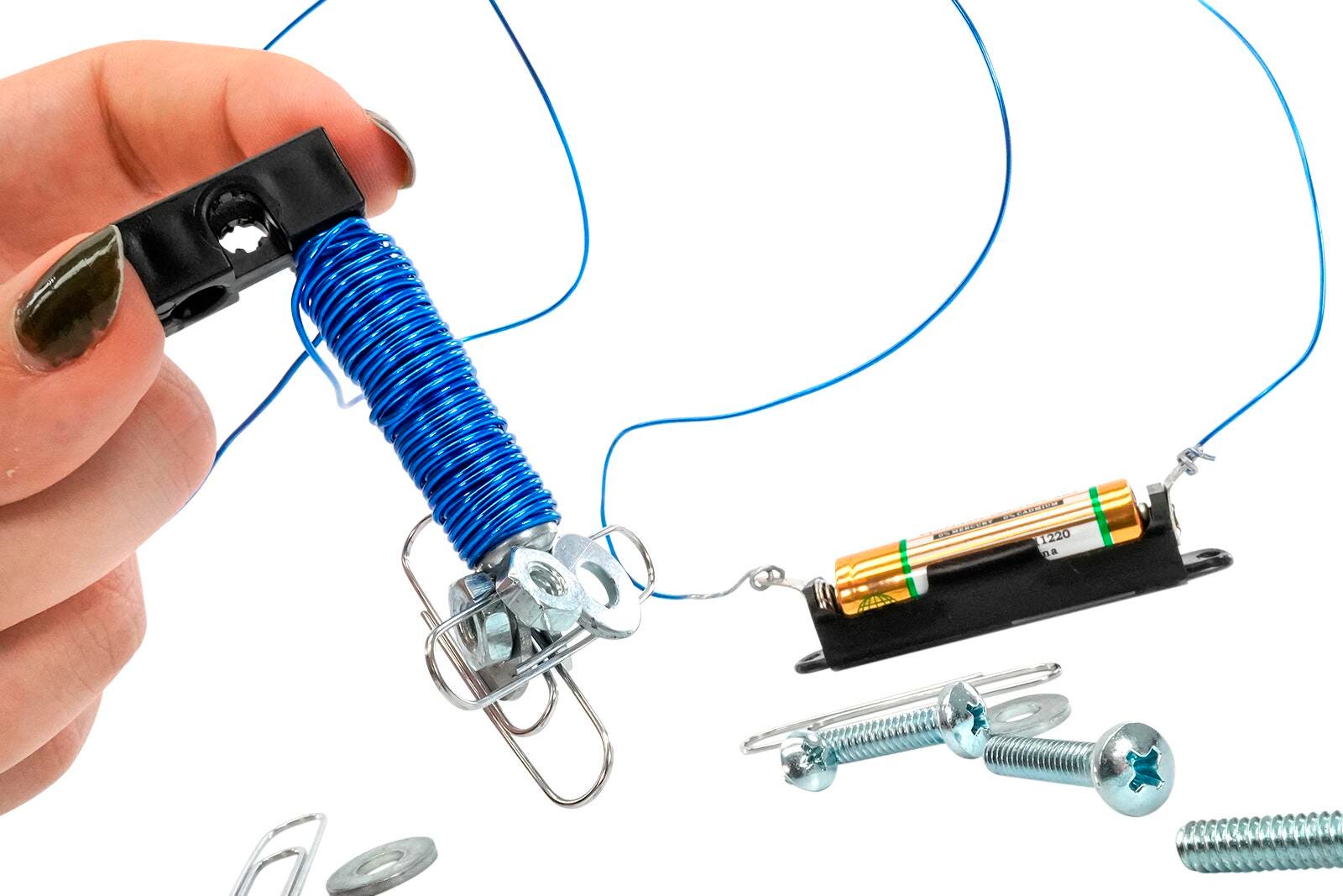 TeacherGeek Inc Electromagnet Kit, Pack of 10, Item Number 2103938