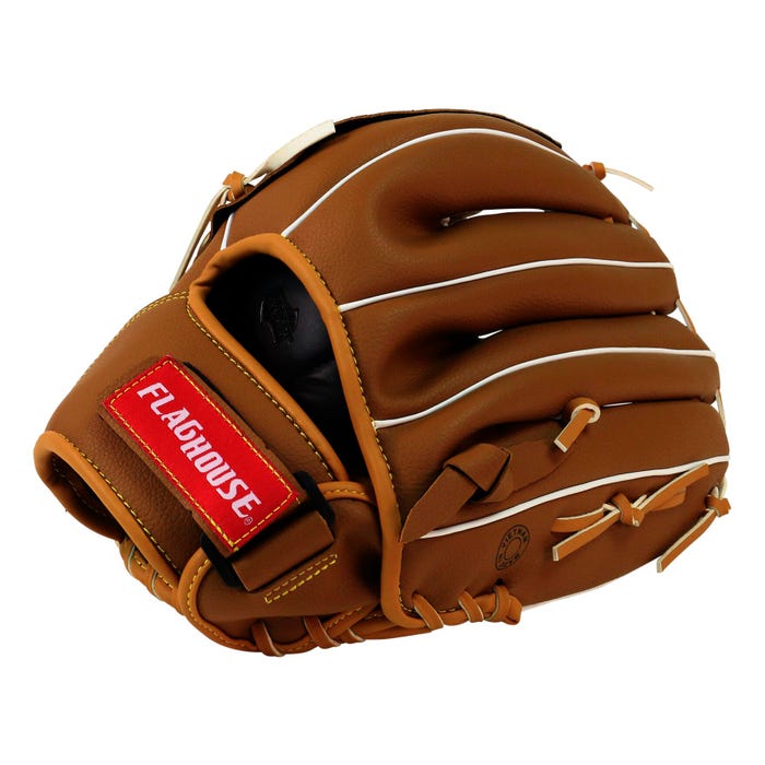 FlagHouse Fielder's Baseball/Softball Glove, 13 Inches, For Left Handed Players