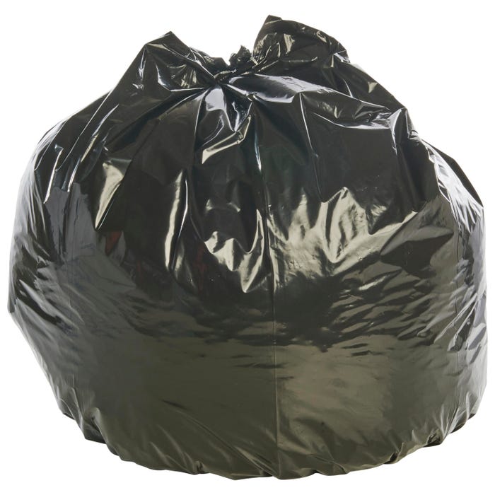 Stout Insect Repellent Trash Bags, 45 Gallon, Black, Pack of 65
