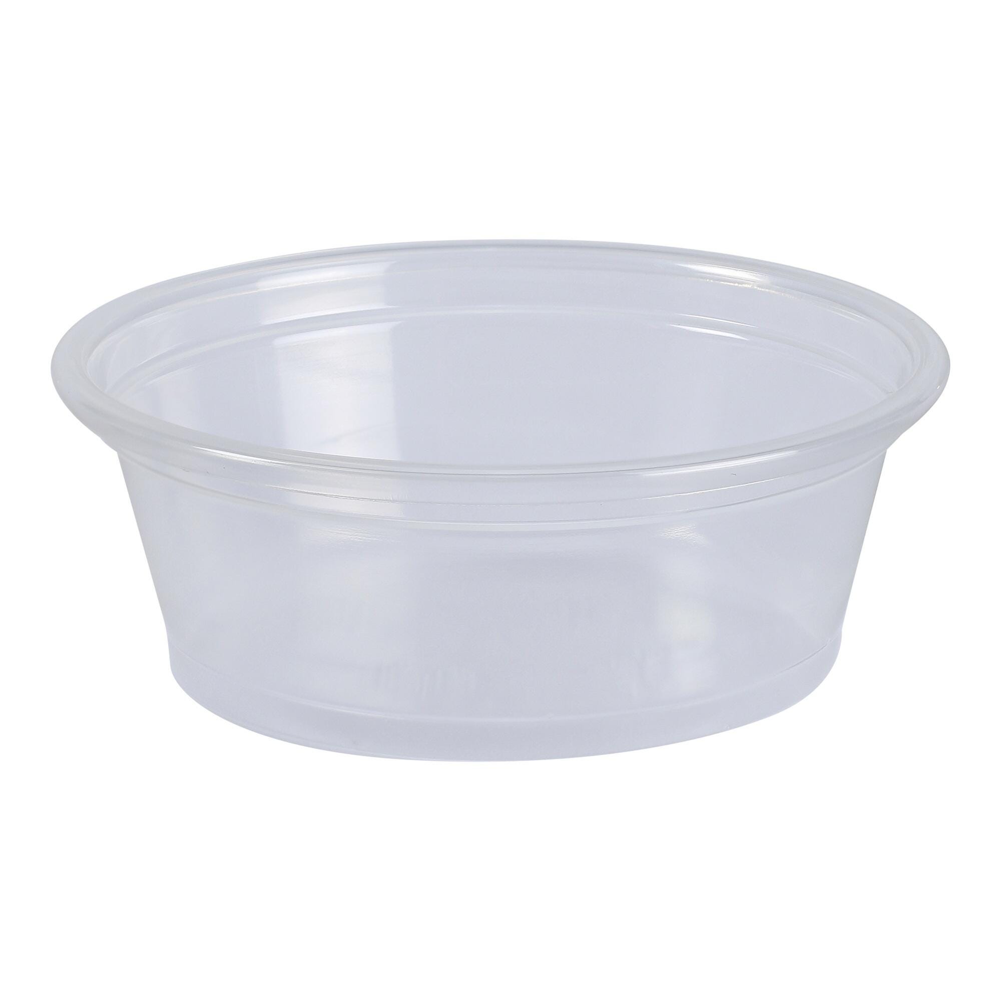 Empress Plastic Portion Cup, 1-1/2 Ounce, Clear, Pack of 250 2213461