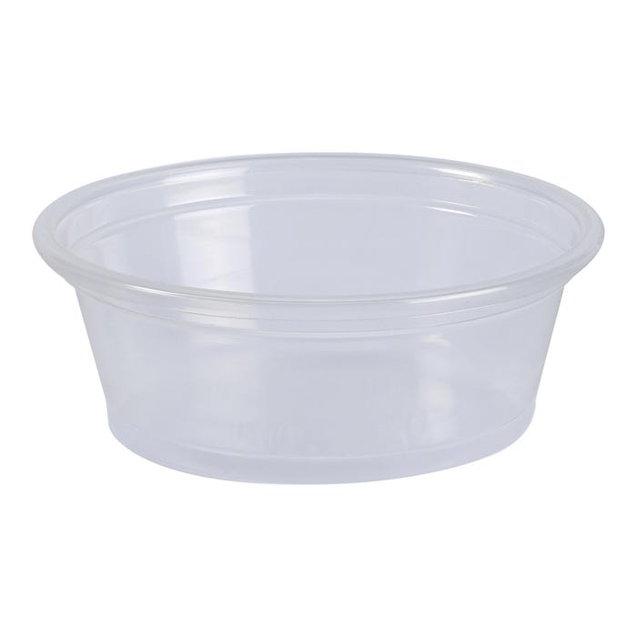 Empress Plastic Portion Cups, 1-1/2 Ounce, Clear, Pack of 2500