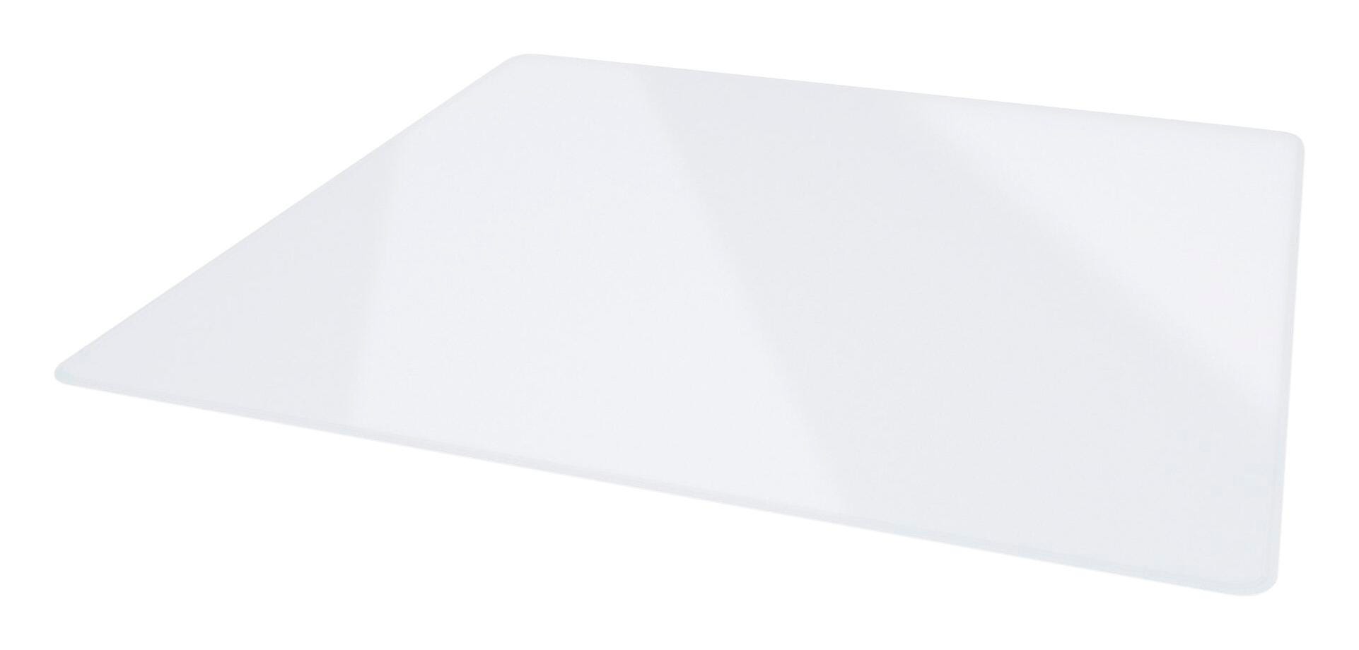 Deflecto Premium Glass Chair Mat, 48 x 60 Inches, Beveled Edge, Clear, Item Number 2088897