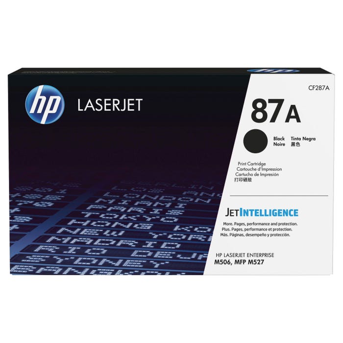 HP 87A Ink Cartridge, CF287A, Black