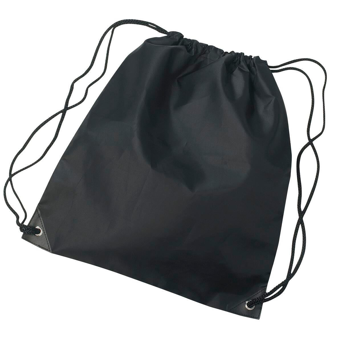 Drawstring Sports Backpack, Black 1559570