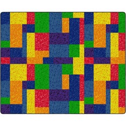 Flagship Carpets Terrific Squares Carpet, Rectangle 4002455