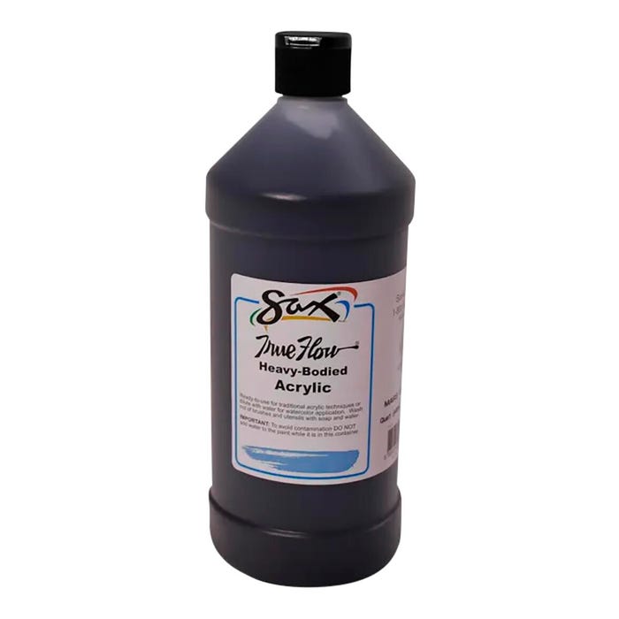 Sax Heavy Body Acrylic Paint, 1 Quart, Mars Black