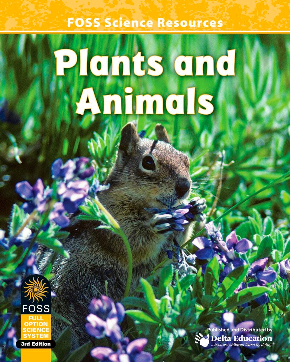 FOSS Third Edition Plants and Animals Science Resources Book, Item Number 1325262
