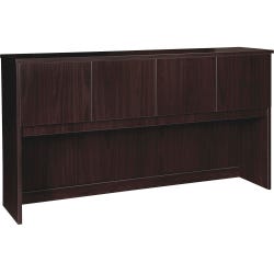 Lorell Prominence Laminate Hutch, 72 x 16 x 39 Inches, Espresso