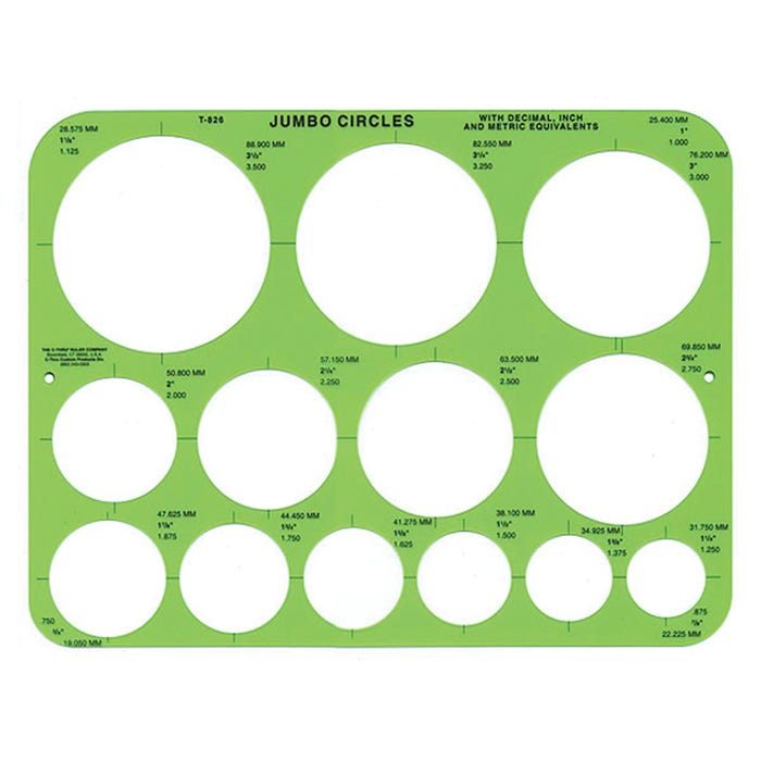 Westcott Circles Template, 13 Circles