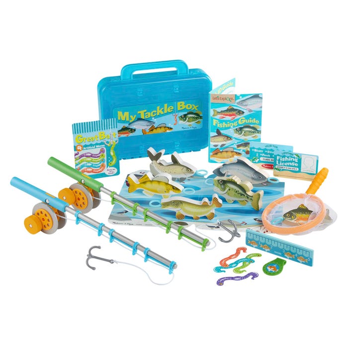 Melissa & Doug Let's Explore Fishing Play Set, 21 Pieces
