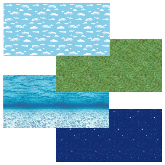 Fadeless Designs Paper Roll, Nature Assortment, 48 Inches x 12 Feet