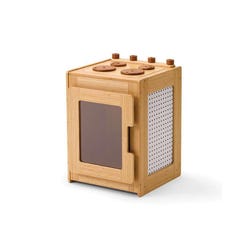 Image for Copernicus Bamboo Make-Believe Stove, 19-1/2 x 19-1/2 x 27-1/2 Inches from School Specialty